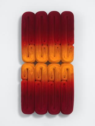 Jae Ko, JK439 Red and Indian Yellow, 2023 